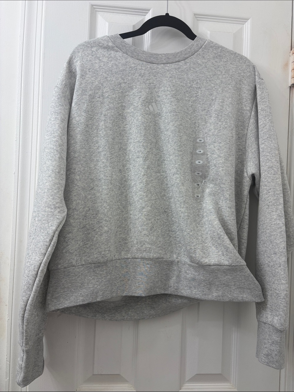 adidas Heather Gray Crewneck Sweatshirt